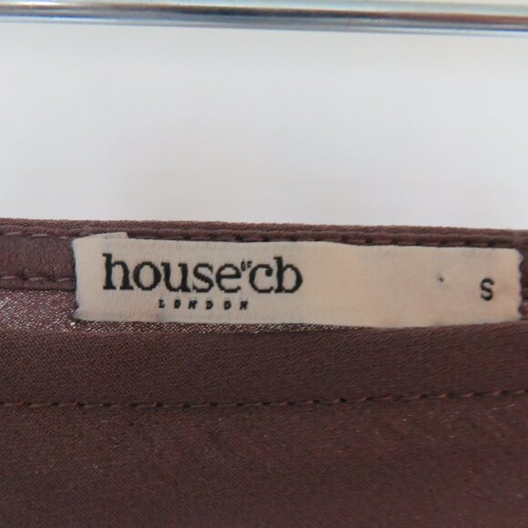 House of CB, Mauve, Maxi Skirt, Beautiful Georgette Fabric, Size Small - Picture 4 of 6